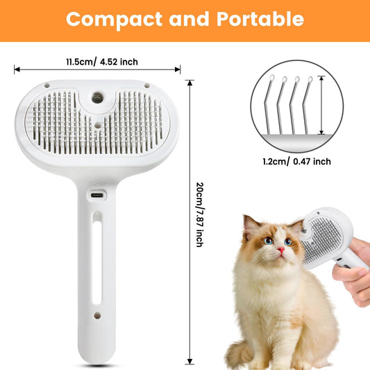 3-in-1 Spray Grooming Brush