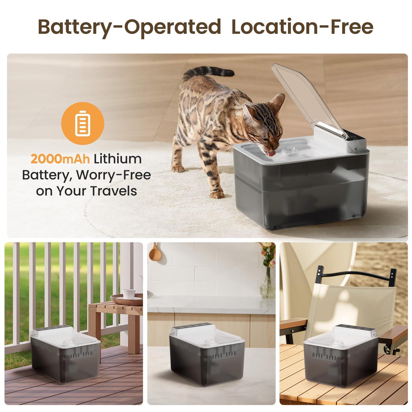 Smart Auto Pet Water Fountain