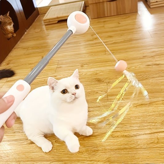Retractable Cat Teaser Stick