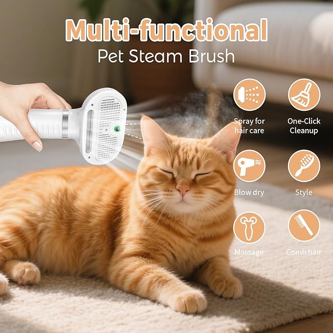 3-in-1 Spray Grooming Brush