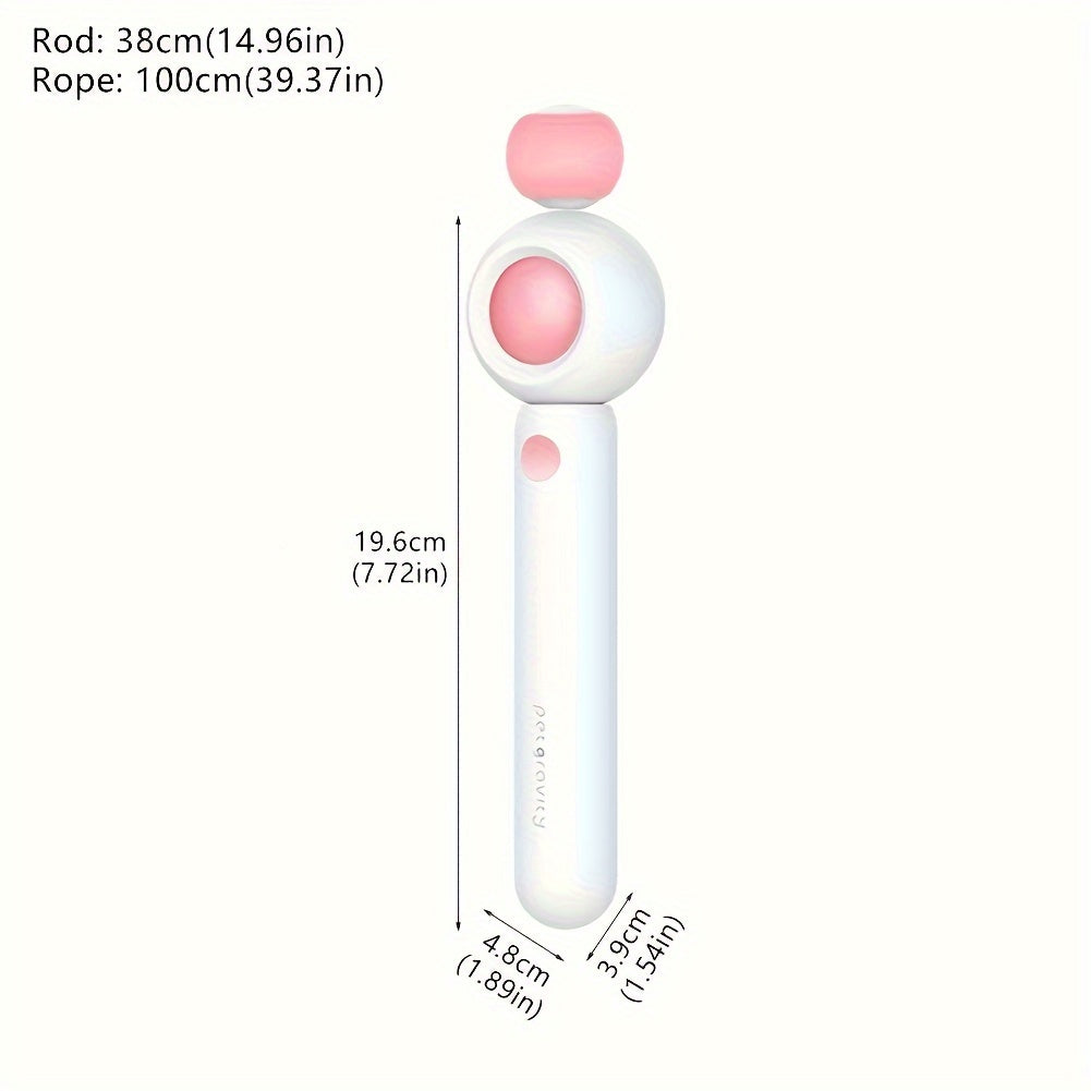 Retractable Cat Teaser Stick