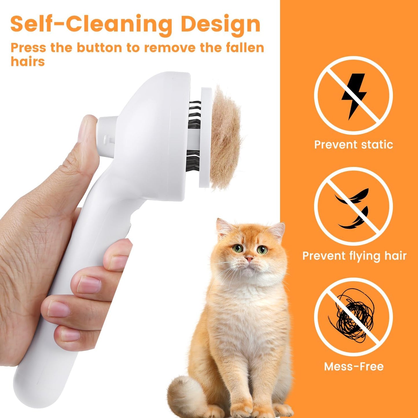 3-in-1 Spray Grooming Brush