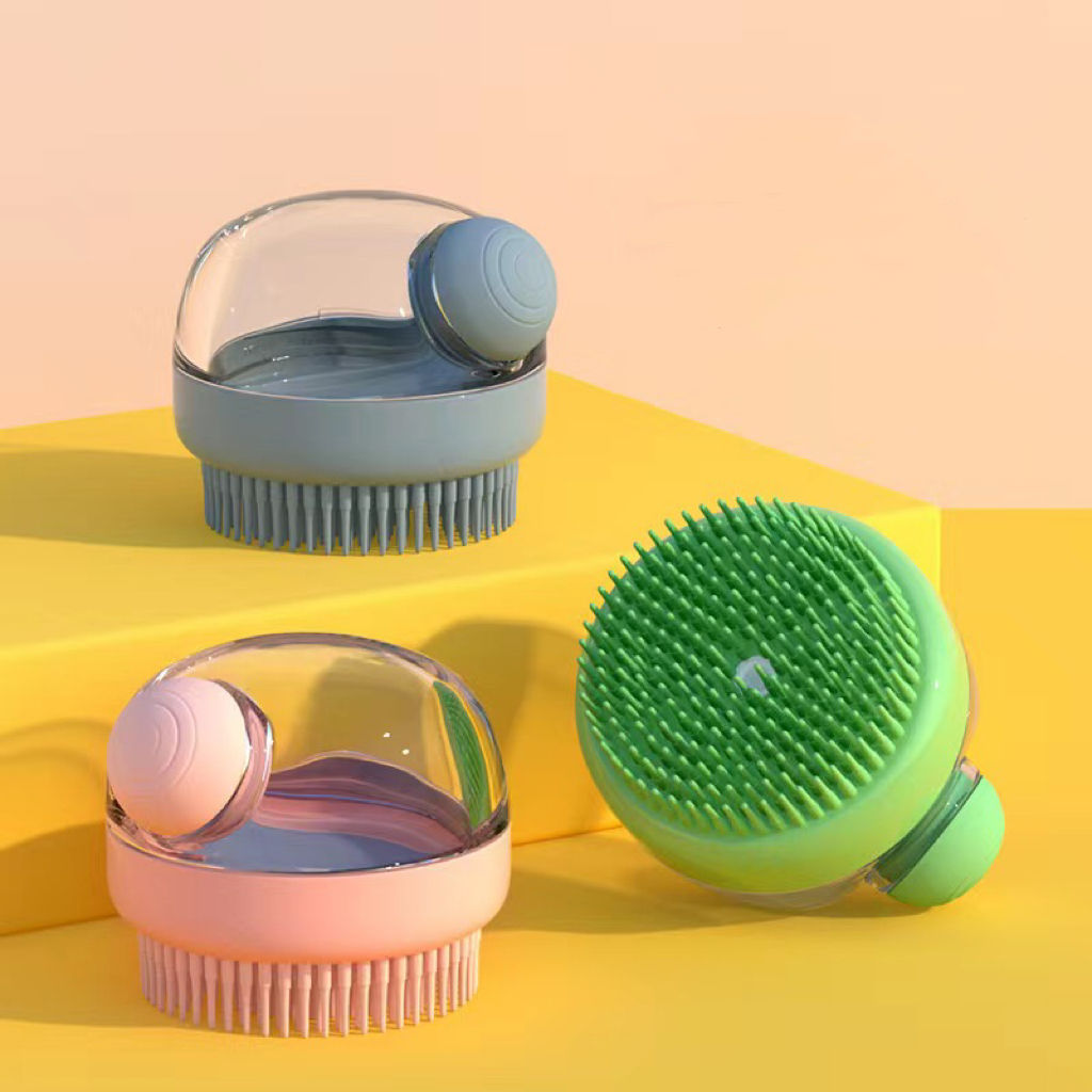 Silicone Shampoo Grooming Brush
